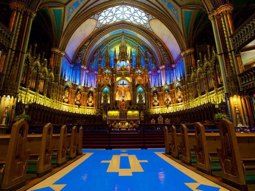 Basilique Notre-Dame de Montréal - choses à faire à Montréal
